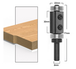 Carbide CNC Router Bit  Dual-Blade Woodworking Milling Cutter for Precision Cuts High-End Durable Design
