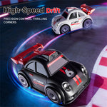 YLRC C6 Mini RC Drift Car with Dual Mode LED Lights Sound Optional HD Camera Screen Remote Control Smart Induction Following Children's Toys Gift Desktop Vehicles Models