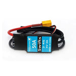 Hobbyocean 50A ESC 2-4S with 5V/3A BEC XT60 Plug For RC Airplane Fixed Wing Jet