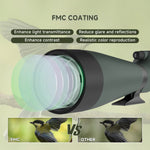 SvbonySV28A Spotting Scopes 25-75x100/20-60x80 FMC for Beginners Archery Wildlife Watching Outdoor Adventure Monocular Birdwatching