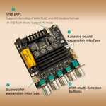 ZK-TB21 Pro Bluetooth Amplifier Board 50W+50W+145W 2.1 Channel Subwoofer Audio Receiver Lossless Decoding