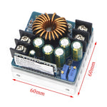 LinkMejor 400W High-power Step Down Buck Converter DC 10V-60V Constant Voltage Constant Current Adjustable Power Supply Module