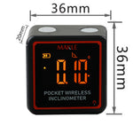 LinkMejor Mini Digital Inclinometer bluetooth Optional 90-Degree Pocket Angle Gauge Clear Display Portable Design Accurate Slope Measurements