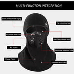 Winter Ski Mask Cycling Cap Fleece Thermal Keep Warm Windproof Cycling Face Mask Balaclava Skiing Fishing Skating Hat Headwear
