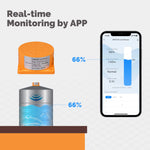 MOES Tuya WiFi/ZigBee3.0 Smart Water Level Sensor with APP Alarm Alert Ultrasonic Tank Monitor Remote Detector