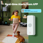 Moes Tuya WiFi Zigbee3.0 Smart PIR Sensor 128° Detection Range Real-time Alerts Scene Linkage Smart Life APP Passive Infrared Sensor