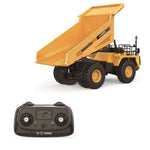 YI GONG YG605 RTR 1/50 2.4G RC Car Alloy Screw Dump Truck Simulation Engineering Electric Remote Control Construction LED Light Sound Fully Function Vehicles Models Kids Children Toys