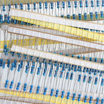 1000Pcs Metal Film Resistors Assorted Kit 0.25W 1/4W 50 Kinds Resistance Values 0.1Ω to 10MΩ ±1% High Precision Electronics Components