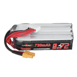 LinkMejor 15.2V 720mAh 100C 4S LiPo Battery XT30 Plug for GEPRC Cinelog30 V3 FPV Racing Drone