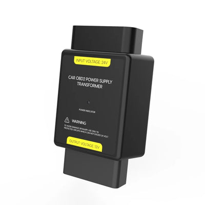 LinkMejor OBD 24V To 12V Converter Car OBD Power Supply Transformer Power Adapter OBD2 Adapter Connector