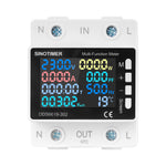 DDS6619 Tuya Smart WiFi Multifunctional Energy Meter 170~270V Voltage Range 0~63A Current Over/Under-Voltage Protection Remote Access High Accuracy Power Consumption Monitor