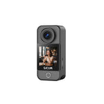 LinkMejor C400 Handheld Action Camera Handheld Detachable Rotating Screen Design 4K HD Video Action Camera
