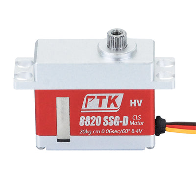 LinkMejor 8820 SSG-D 20Kg High Speed / 8822 SSG-D 22Kg High Torque 25g Digital RC Servo for Fixed Wing Airplane FPV Drones