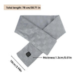 LinkMejor Outdoor Warm Electric Heating Scarf Heating Pads 3 Gear Heating USB Heater Thermal Shawl Neck Brace Warm Bib For Women Men