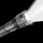 BIKIGHT XHP50 1800lm Powerful Long Range Zoomable Flashlight Kit with 18650 Li-ion Battery USB Rechargeable & Power Display Mini Torch Focus Adjustable Tactical Light