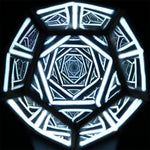 LinkMejor Limitless Space Abyss Dodecahedron Night Lamp Creative Desktop Ornaments Decorative Lights