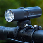 LinkMejor 800LM Bike Headlight 6 Light Modes Rotatable Lens USB Charge IP66 Waterproof Anti-Glare Bicycle Light