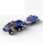 LinkMejor Q235 Q236 YW RTR Q Version 1/64 2.4G RWD Mini Alloy RC Car Six Wheel Off-Road Pickup Truck LED Light Support App Remote Control Three Speed Vehicles Models Pocket Toys Desktop Collection Gift For Boys