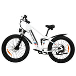 [USA Direct] BAOLUJIE DP2615 48V 12AH 500W Top Speed 25KM/H 26*4.0inch Electric Bicycle 30-40KM Max Mileage 120KG Payload Electric Bike Recommended