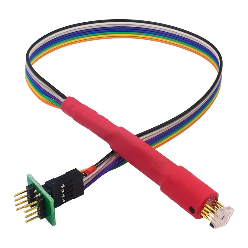 1PCS SOP8 150mil/208mil Chip Burn Write Probe Handheld Block 2×4Pin Programmer Connection Cable Surface Mount Chip EEPROM Programming Probe