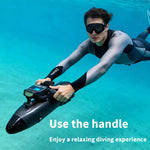 [HK Direct] CAMORO CM6-1 24V 650W/1300W Underwater Scooter Paddle Board Motor Support Single & Dual Unit with 2x4400mAh Batteries iSUP Mount Electric Thruster for Diving Snorkeling in Sea Lake Pool Kayak Boat Use