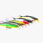 SeaKnight SK007 Minnow 16g 100mm 0.6-1.2M 1PC Fishing Lures with Feather Artificial Baits Swimbait Wobblers Minnow Fishing Lure