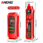 LinkMejor M469C Network Line Finder RJ11 RJ45 Cable Tracer 9V Battery Flashlight Auto Shutdown Low Voltage Alert
