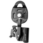 Climbing Lifting Pulley Aviation Grade Aluminum Universal Rope 8-12mm Rock Climbing Outdoor Rescue Heavy Object Transport 4KN Load Aluminum Pulley Device