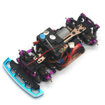 4PCS Upgraded Metal Steering Cup Rear Wheel Seat for Wltoys 284131 284010 284161 K989 K969 1/28 RC Cars Vehicles Models Parts