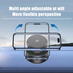 Wireless Charger Vacuum Magnetic, Active Cooling 15W Car Mount Charger with RGB Light Phone Holder Compatible with Magsafe