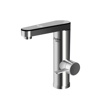3400W Instant Water Heater Faucet 220V/50Hz 304 Stainless Steel,Temperature Display,Three-Gear adjustment, IPX4 Waterproof,EU Plug