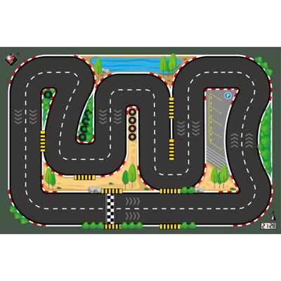 LinkMejor 6401 1/64 FPV Drift RC Car Parts Race Track Map Table Scene Mat Mini Vehicles Model Parts K6