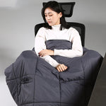 LinkMejor Heated Throw Blanket 6 Heating Zones Trible Gears Temperature Level Control Washable Smart Warm Blanket for Winter Car Camping