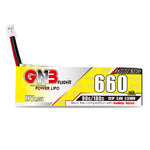 6PCS LinkMejor GNB LiHV 1S 3.8V 660mAh 90C LiPo Battery PH2.0 Plug for Happymodel Crux3 EMAX Tinyhawk III Mobula7 75mm Indoor Whoop FPV Racing Drone