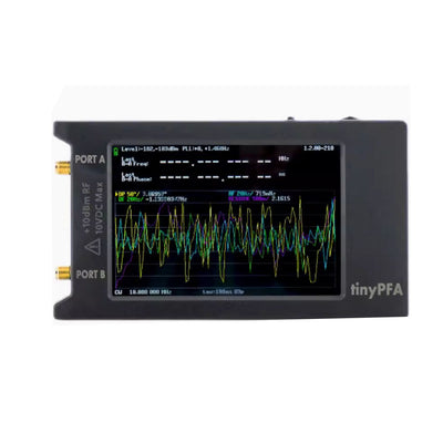 TinyPFA Phase Frequency Analyzer with 4-Inch Touch Screen 1MHz-290MHz Frequency Range High-precision Measurement Long-Term Recording USB Powered and TimeLab Compatible for Enhanced Data Processing