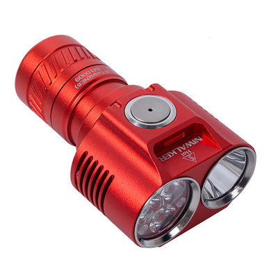 LinkMejor ETmini NE6 Dual Head 3200LM EDC Flashlight With 18350 Battery Type-C USB Rechargeable Multipurpose Mini LED Torch Outdoor Camping Light