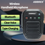 LinkMejor Walkie Talkie Wireless bluetooth Handheld Speaker Mic Shoulder Microphone for BaoFeng Quansheng Two Way Radio Accessories