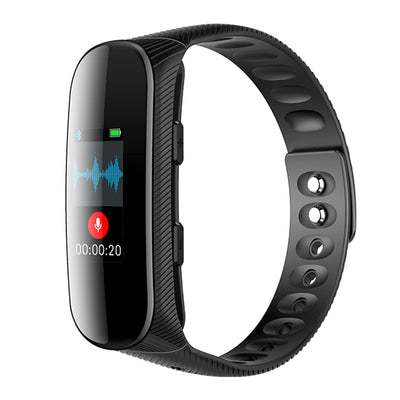 S6A AI Voice Recorder Recording Smart Watch Bracelet Support Offline Recording 8H Recording Voice Activated Recorder Device Digital Audio Dictaphone Transcription Translation ChatGPT APP Control Watch