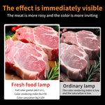 Elfeland E27 LED Fresh Food Fan Light with Retractable Blades 6000K Color Temperature Ra95 4-Speed Wind Remote Control Celling Fan Lamp