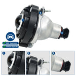 [USA Direct] Pair 12V 55W Car Fog Light Kit w/ Bulbs w/ Switch&Wiring Halogen Fog Lamp for Chevrolet Camaro 2014-2015