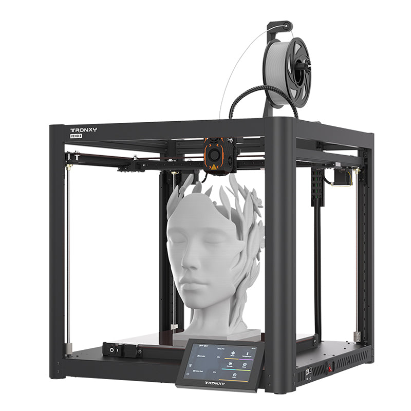 [EU/US Direct]TRONXY VEHO 4 3D Printer 400x400x400mm Build Volume 700mm/s Print Speed 36 Point Auto Leveling Klipper Firmware 7-inch Touchscreen FDM 3D Printer