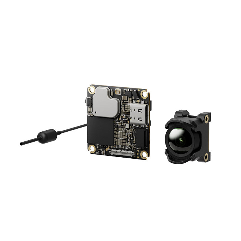 DJI O4 Wide Air Unit FPV VTX Drone VTX 1080P 100FPS 4K 60FPS Video Transmitter with 1/2" CMOS 159° Ultra-Wide Camera 15ms Low Latency 60Mbps for DJI FPV Drone