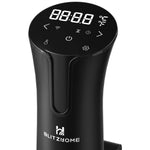BlitzHome® SV2209 1100W Sous Vide Cooker APP Control Thermal Immersion Circulator Machine with Digital LED Display Time and Temperature Control Color Black