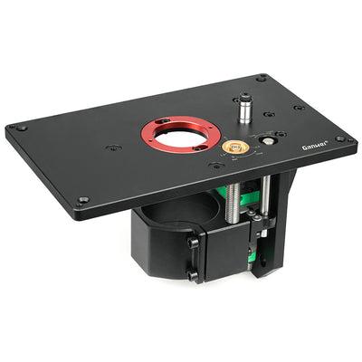 LinkMejor 0-57mm Router Lift Woodworking Engraving and Grooving Machine Inverted Lifting Platform Adjustable Table  Milling Cutter Chamfer Carving and Slotting