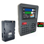 KPT-969HD Satellit Finder Meter With Spectrum Analyzer 3.5 Inch LCD DVB-S/S2 H.265 Receiver Portable Sat Finder Monitor With TV AV Input