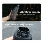 LinkMejor Bicycle 650ml Aerodynamic Water Bottle Bracket Set Bike Water Bottle MTB Road Frame Down Tube Riding Water Kettle