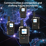 2pcs Maycall MC-720(510E) 4G LTE Global Walkie Talkie Long Range 5000km Nationwide Radio 4900mAh Type-C Dual SIM FirstNet Ready Two Way Radio for Outdoor Communication