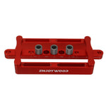 LinkMejor X320 Self Centering Dowelling Jig Metric Inch Dowel Punch Locator Drilling Tools for Woodworking