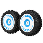 2PCS LinkMejor 124017 Brushless 1/12 RC Car Spare Front/Rear Tires 2017 2018 Vehicles Model Parts