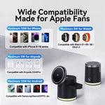 QI2 15W 3-in-1 Magnetic Wireless Charger Fast Wireless Charging Station for Smart Phones for iPhone 17 17Pro 16 15 Pro Max for Huawei Pura 80 Ultra for SAMSUNG for XIAOMI for Apple Watch for Airpods